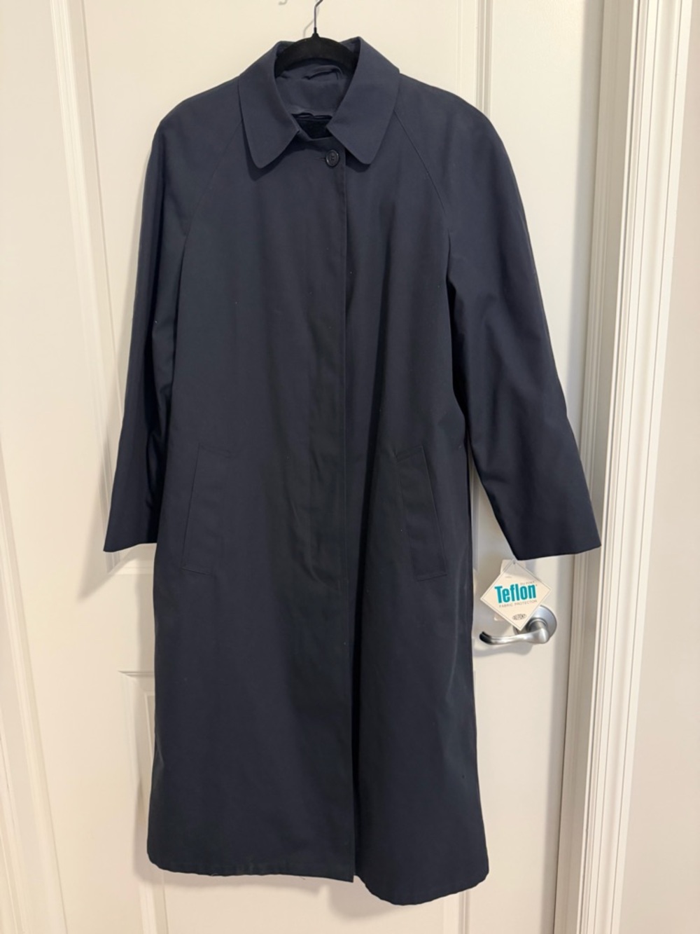 Newport Harbor NWT Navy Women's Lined Trench Coat